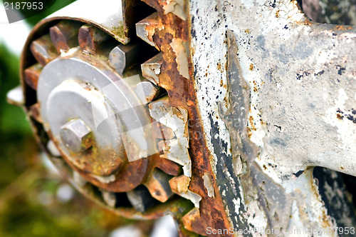 Image of rusty gear-wheel