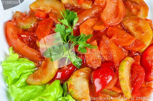 Image of saute from zucchini