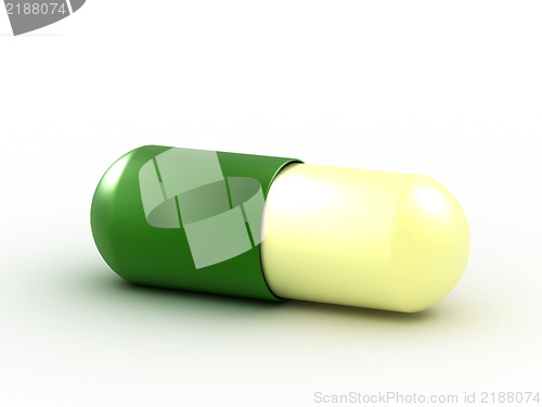 Image of Choose correct pills - 3d illustration 