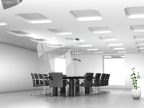 Image of Conference table and chairs in meeting room 