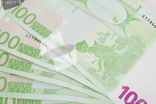 Image of euro banknotes