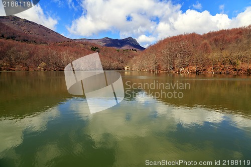 Image of Lake Santa Fe, Montseny. Spain