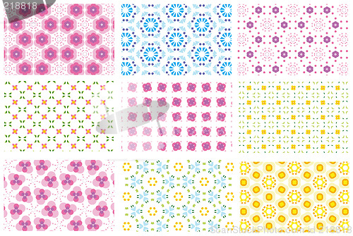 Image of nine repeated patterns