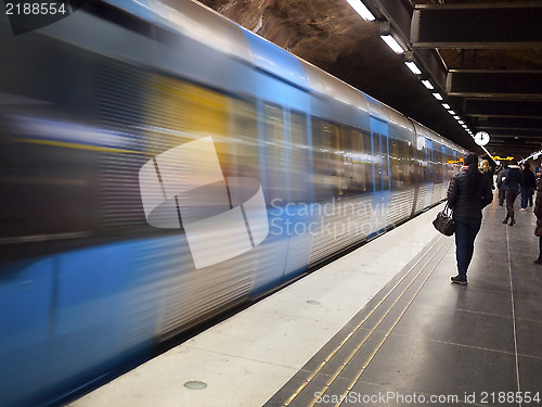 Image of Stockholm Metro Train Station 