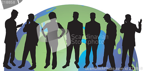 Image of Business people silhouettes