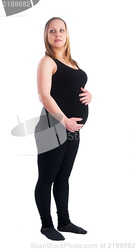 Image of beautiful pregnant woman