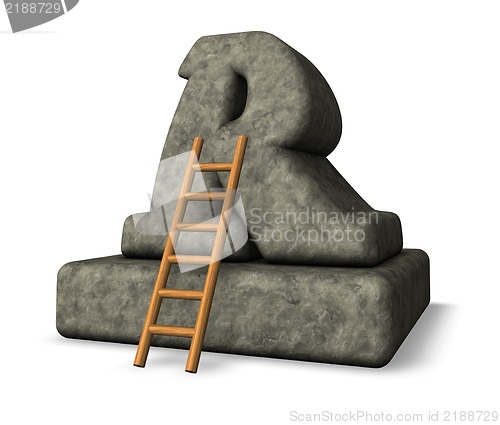 Image of stone letter r