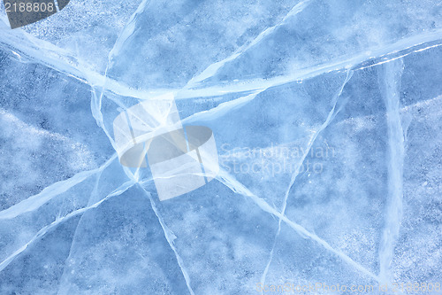 Image of Baikal ice texture