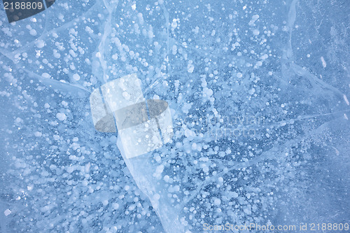 Image of Baikal ice texture