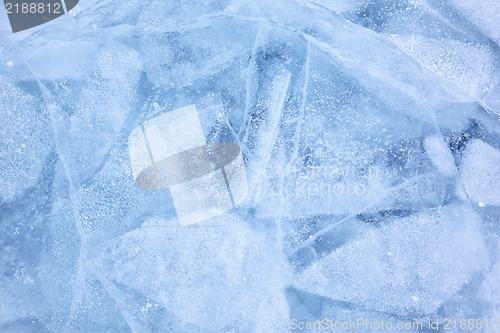 Image of Baikal ice texture