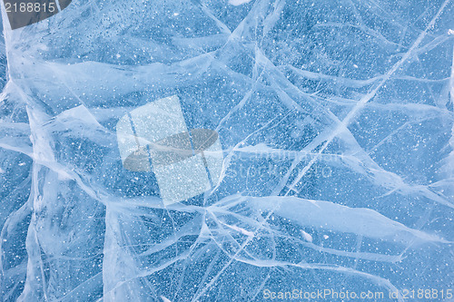 Image of Baikal ice texture