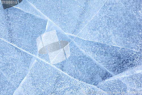 Image of Baikal ice texture