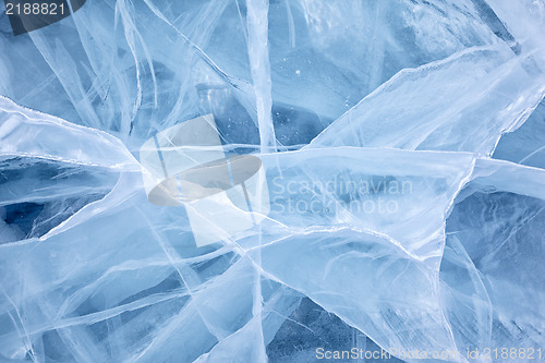 Image of Baikal ice texture