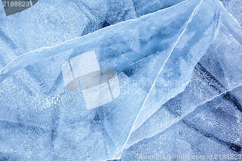 Image of Baikal ice texture