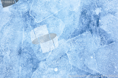 Image of Baikal ice texture