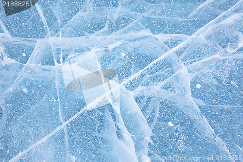 Image of Baikal ice texture