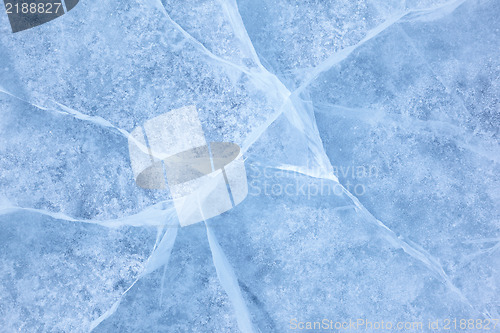 Image of Baikal ice texture