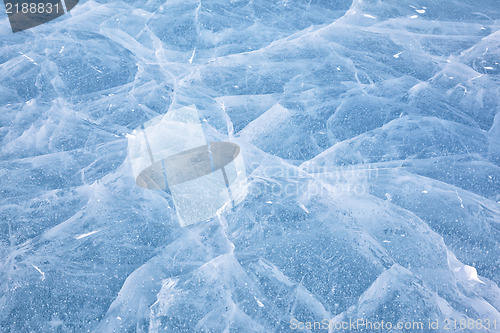 Image of Baikal ice texture