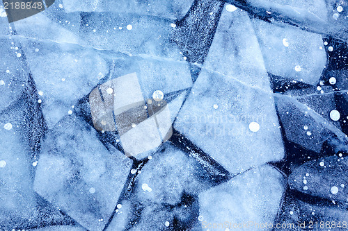 Image of Baikal ice texture