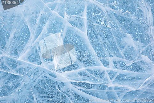 Image of Baikal ice texture