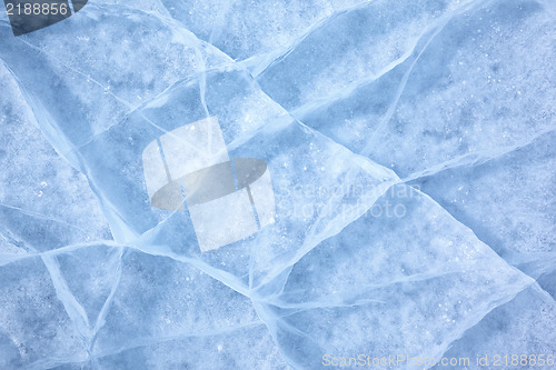 Image of Baikal ice texture