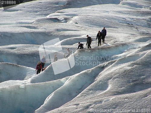 Image of glacier climbing