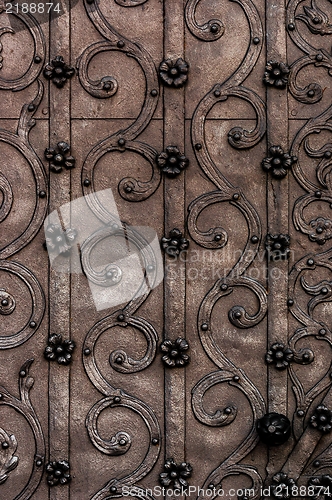 Image of Old metal door