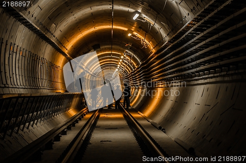 Image of Underground facility with a big tunnel