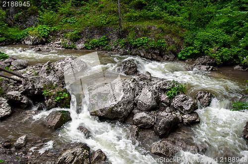 Image of Fast mountain river