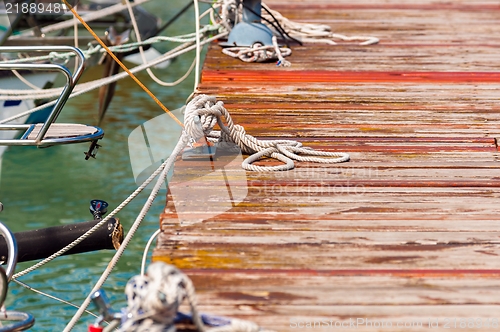 Image of Small pier at the sailing club