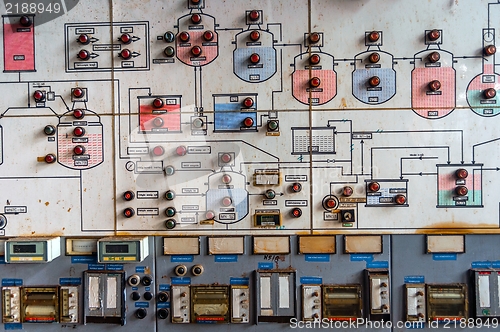 Image of Control panel in old laboratory