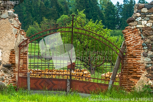 Image of Castle gates closed