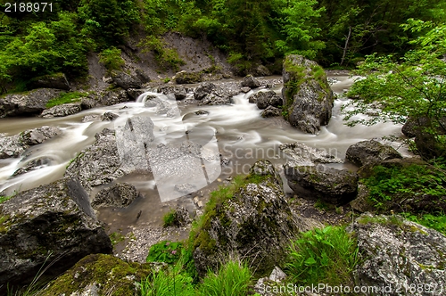 Image of Fast mountain river