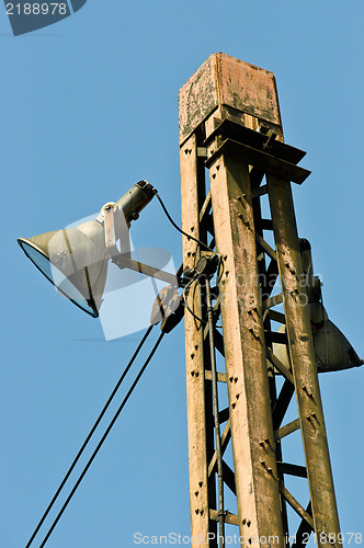 Image of High light tower with blue sky