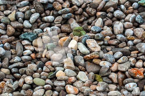 Image of Pebble stones at the sea