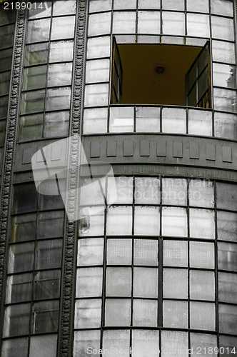 Image of Old building made out of steel and glass
