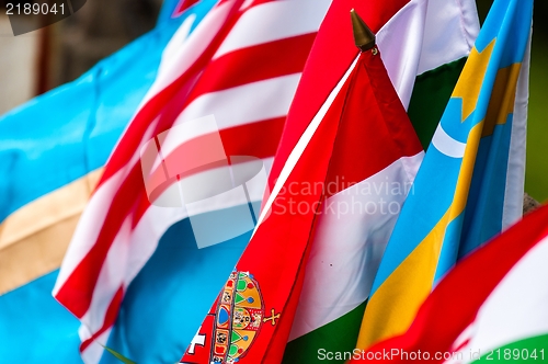 Image of Flags of many nations