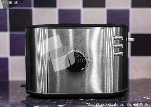 Image of Toaster against purple background