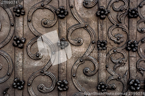 Image of Old metal door