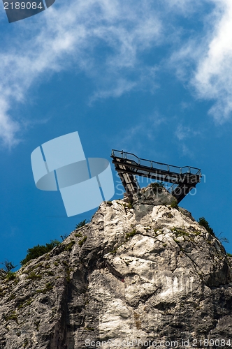 Image of Lookout point with blue sky