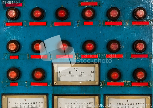 Image of Control panel in old laboratory