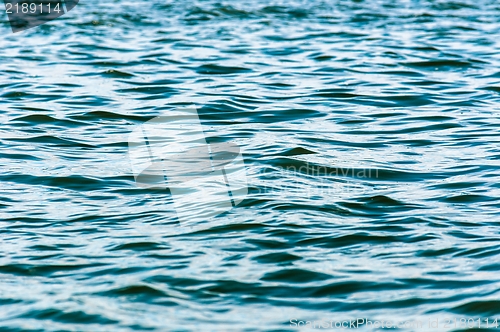 Image of Deep blue water surface