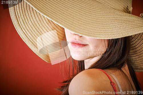 Image of Seductive woman in summer ware