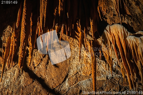 Image of Underground photo in a cave with bright lighr