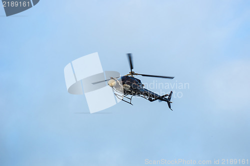 Image of Helicopter flying in the sky