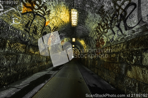 Image of Urban underground tunnel