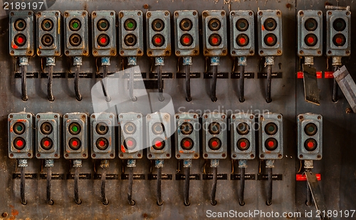 Image of Several switches on wall