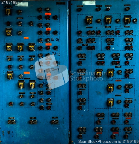 Image of Control panel in old laboratory