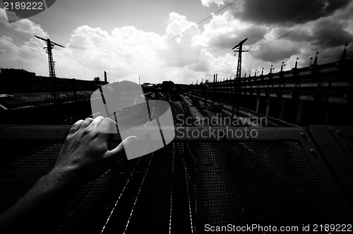 Image of Man ready to jump