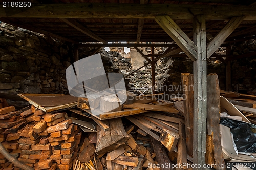 Image of Messy room interior